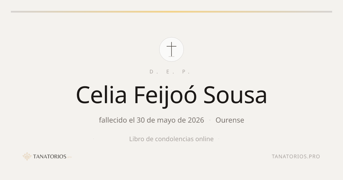 Memorial de Celia Feijoó Sousa