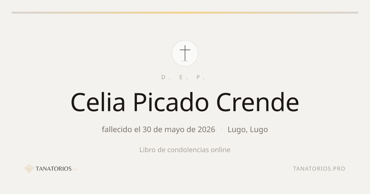 Memorial de Celia Picado Crende