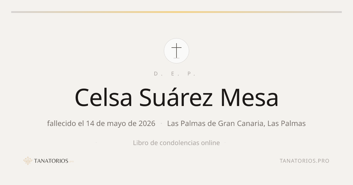 Memorial de Celsa Suárez Mesa