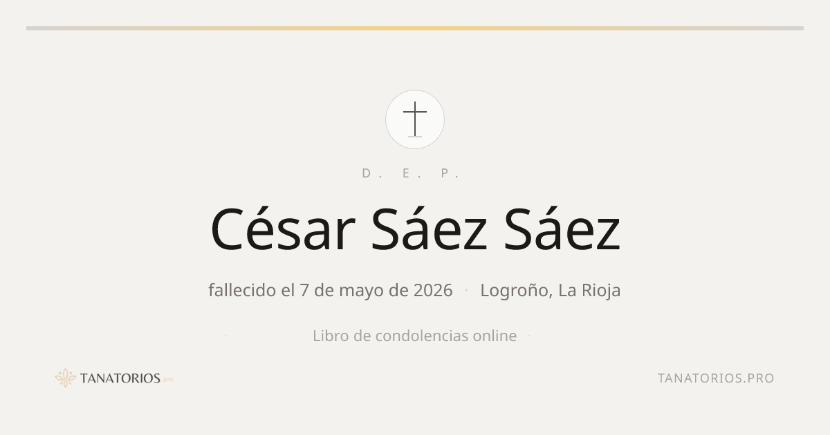 Memorial de César Sáez Sáez