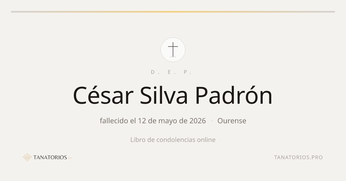 Memorial de César Silva Padrón