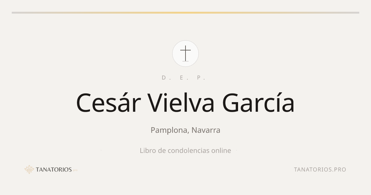 Memorial de Cesár Vielva García