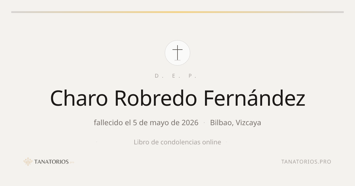 Memorial de Charo Robredo Fernández