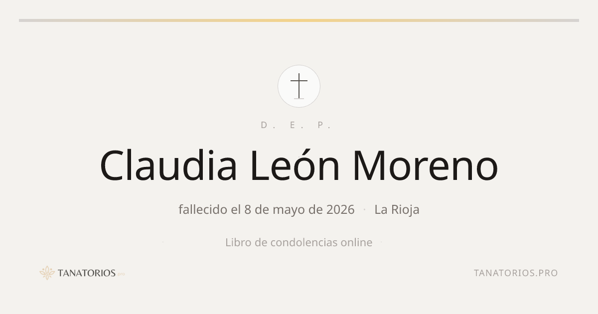 Memorial de Claudia León Moreno
