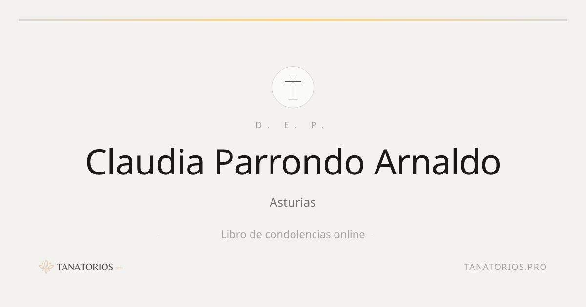 Memorial de Claudia Parrondo Arnaldo