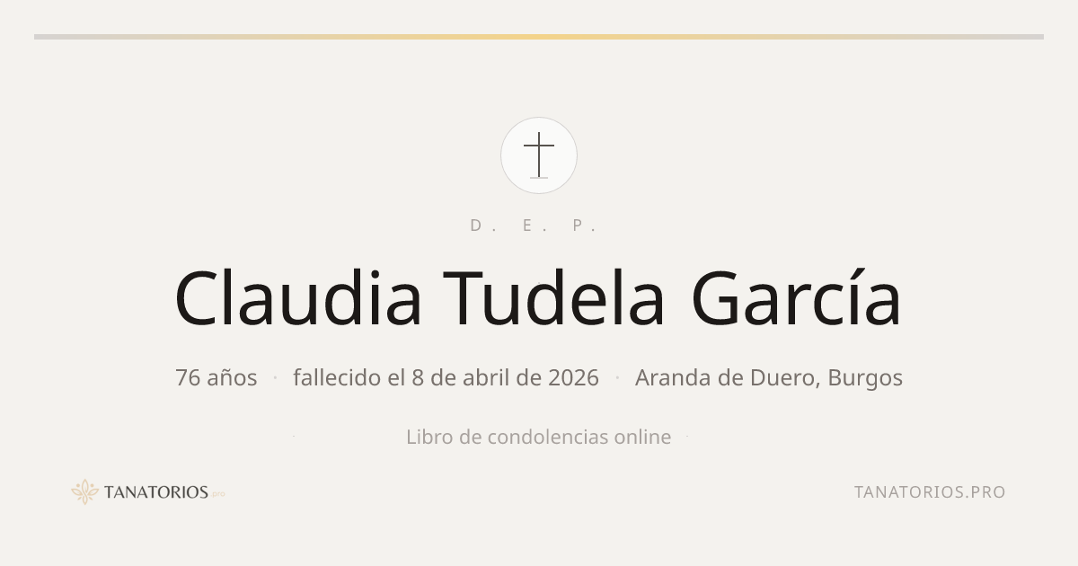 Memorial de Claudia Tudela García