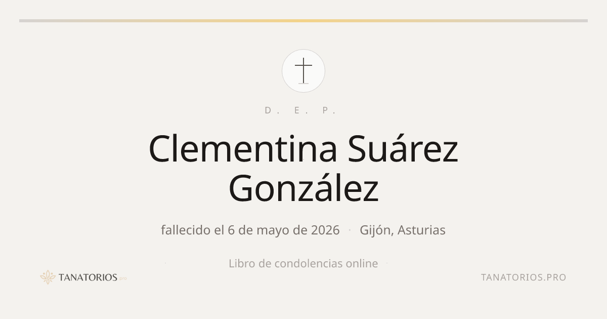 Memorial de Clementina  Suárez González