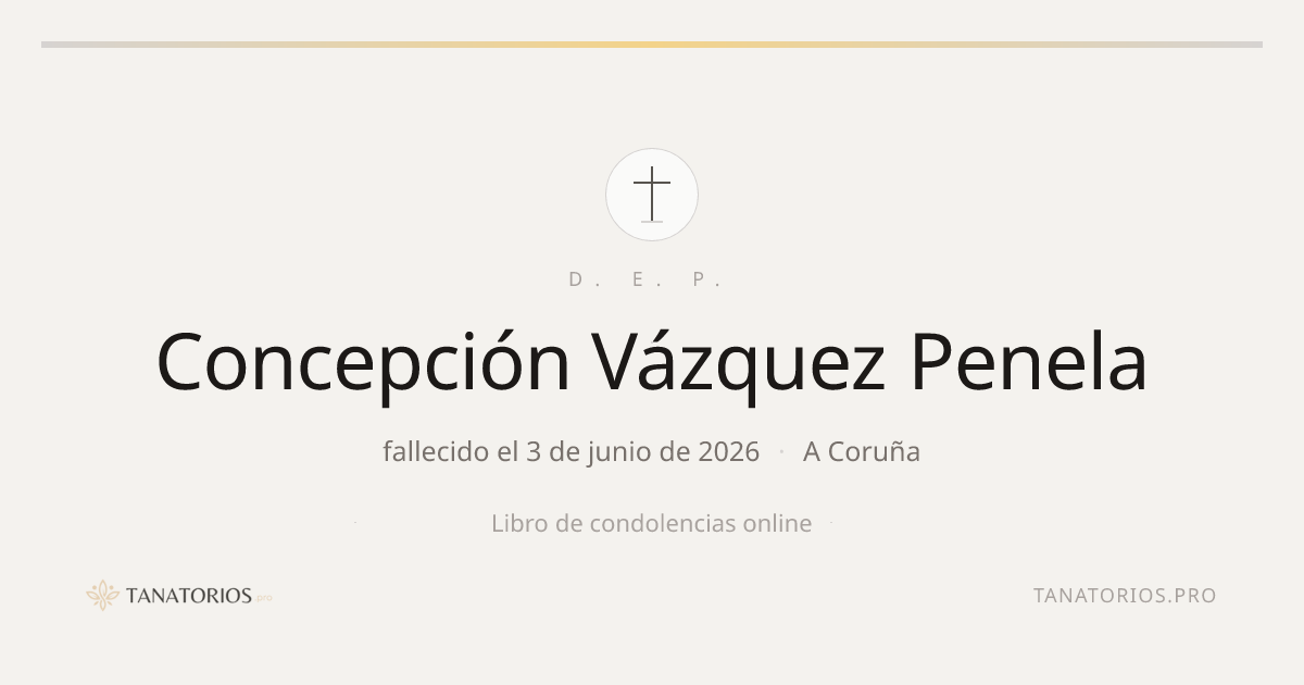 Memorial de Concepción Vázquez Penela
