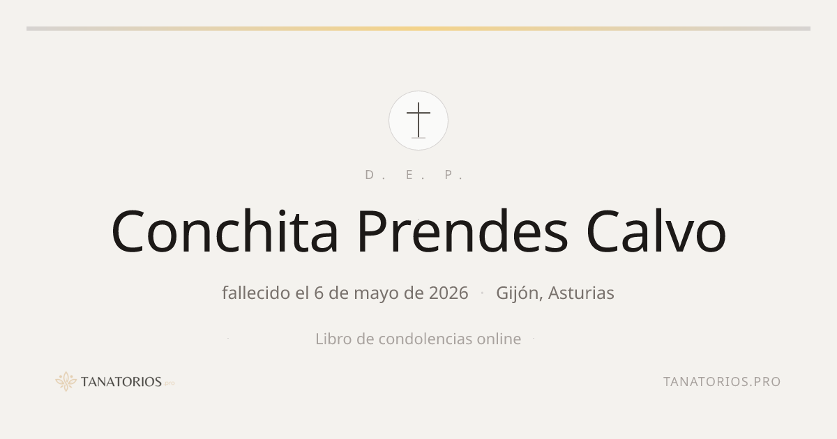 Memorial de Conchita Prendes Calvo
