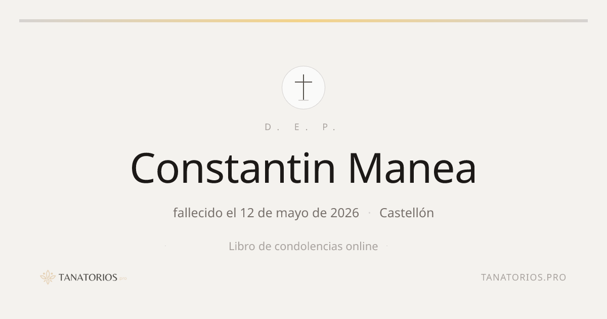 Memorial de Constantin Manea