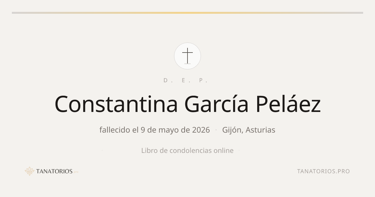 Memorial de Constantina García Peláez