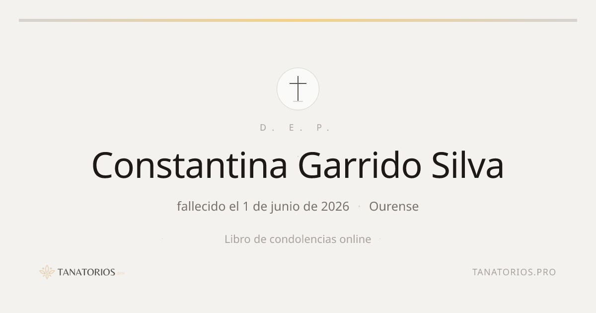 Memorial de Constantina Garrido Silva