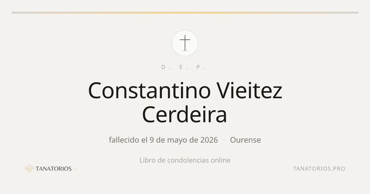 Memorial de Constantino Vieitez Cerdeira
