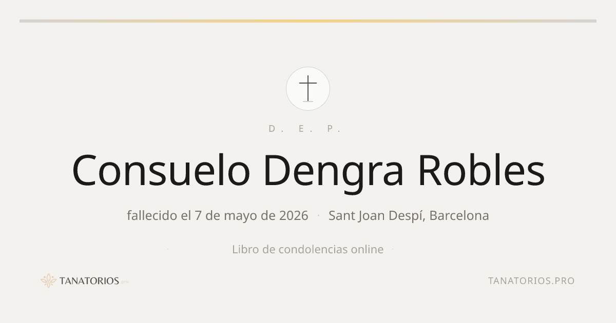 Memorial de Consuelo Dengra Robles