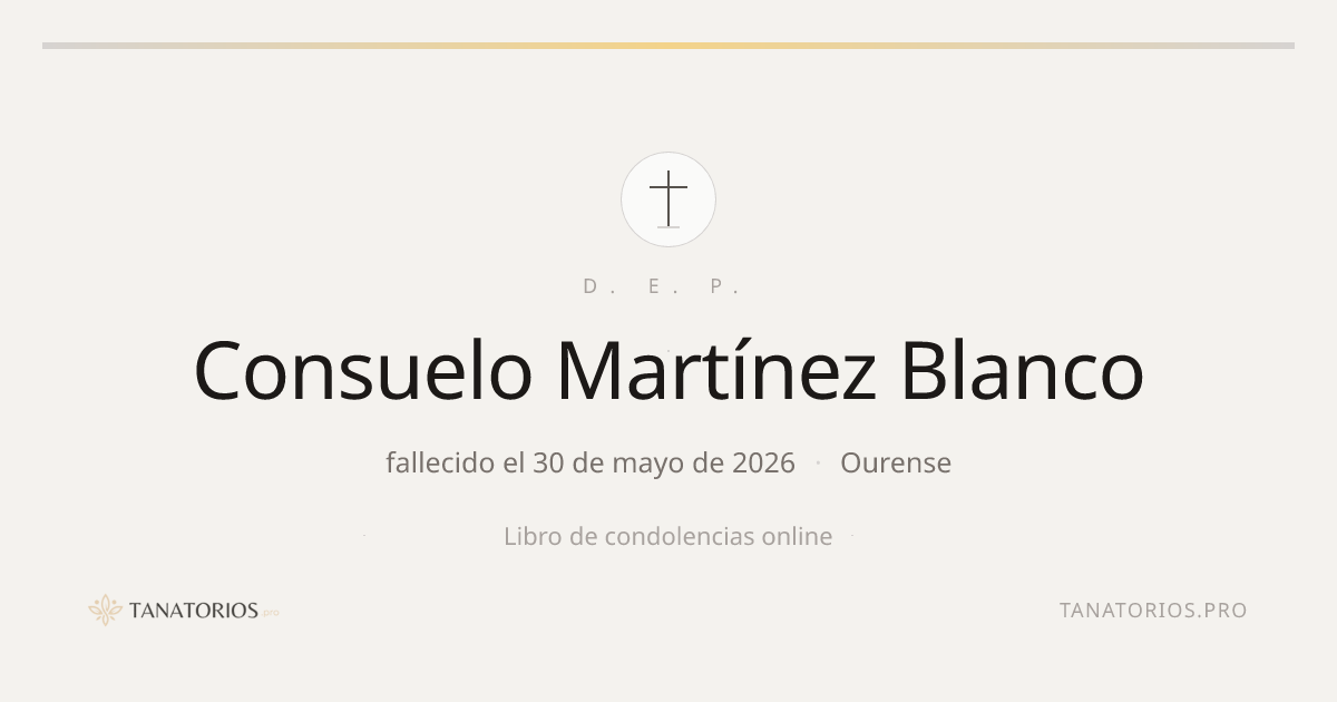Memorial de Consuelo Martínez Blanco