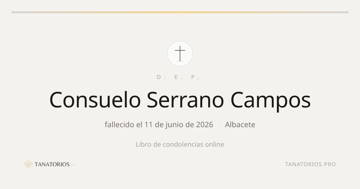 Memorial de Consuelo Serrano Campos