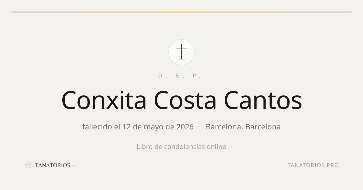 Memorial de Conxita Costa Cantos