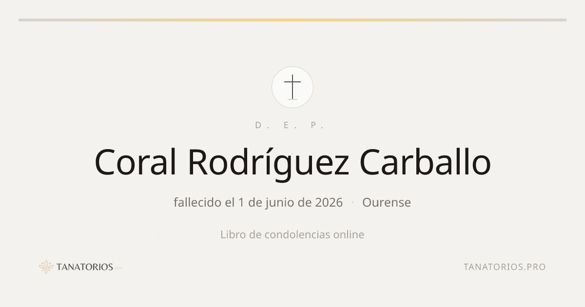 Memorial de Coral Rodríguez Carballo