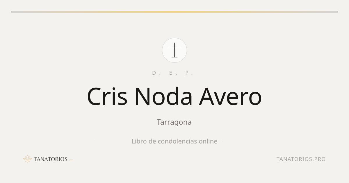 Memorial de Cris Noda Avero