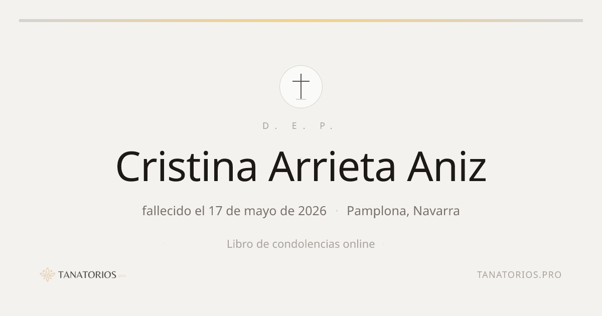 Memorial de Cristina Arrieta Aniz