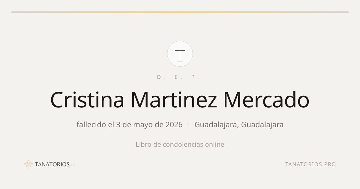 Memorial de Cristina Martinez Mercado