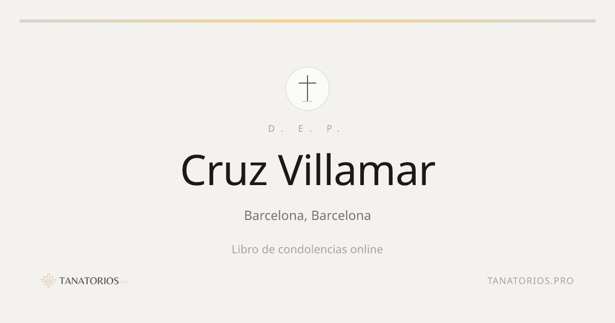 Memorial de Cruz Villamar