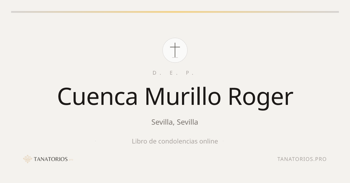 Memorial de Cuenca Murillo Roger