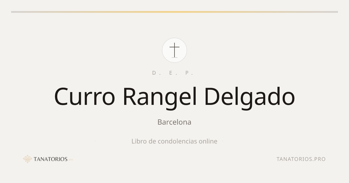 Memorial de Curro Rangel Delgado