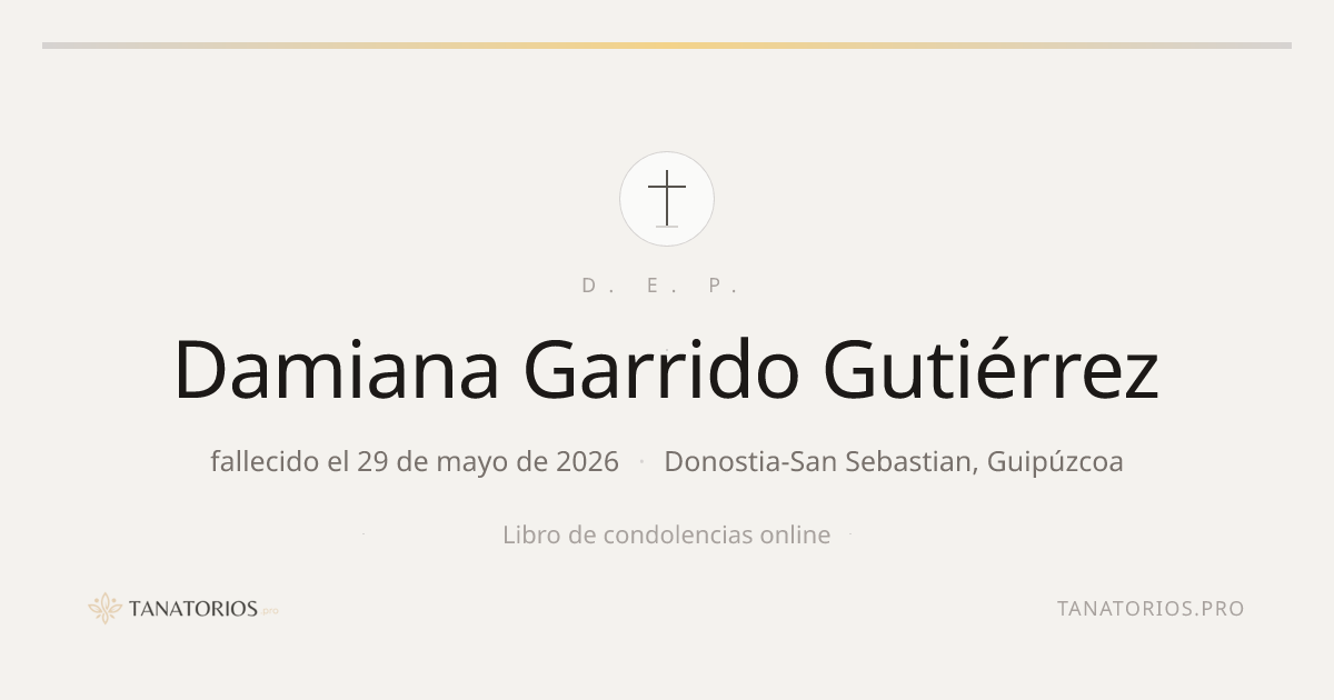 Memorial de Damiana Garrido Gutiérrez