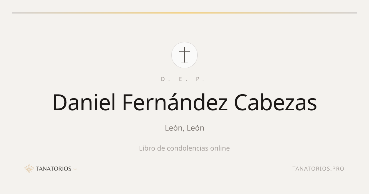 Memorial de Daniel Fernández Cabezas