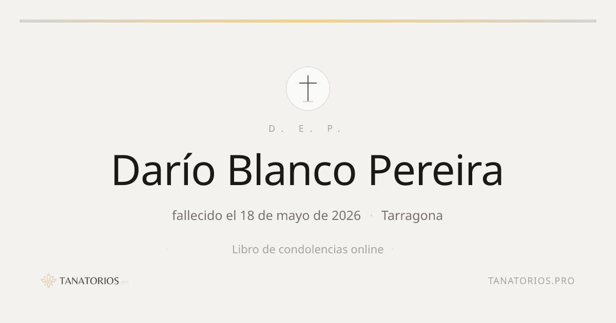 Memorial de Darío Blanco Pereira