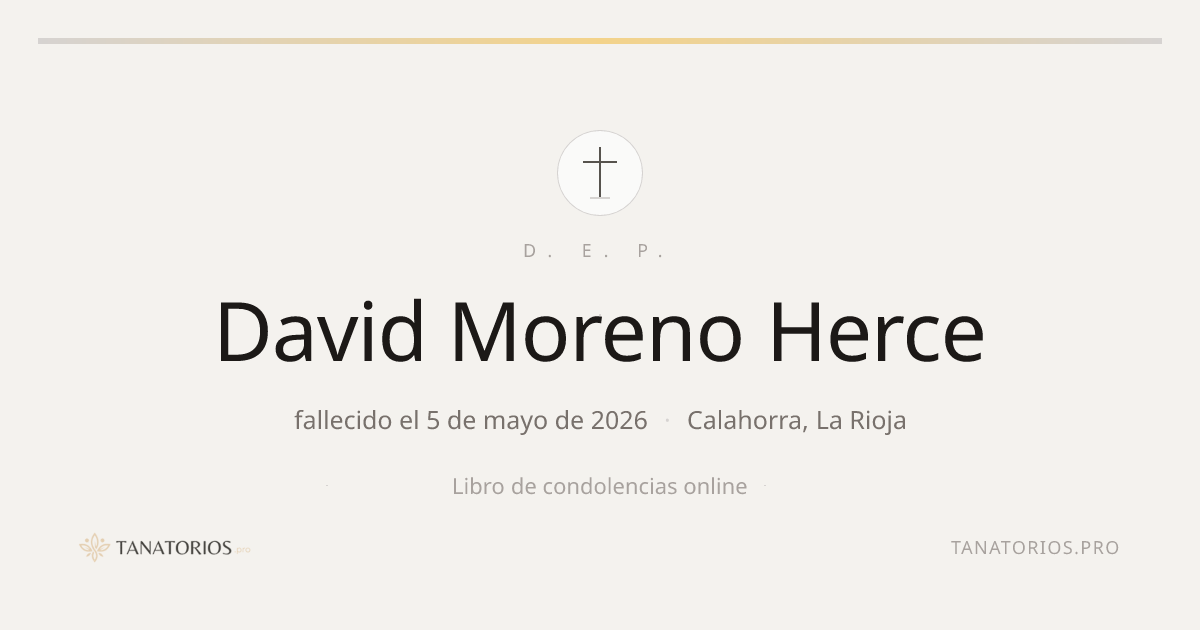 Memorial de David Moreno Herce