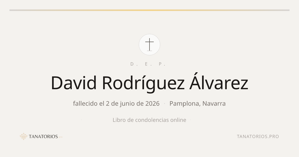 Memorial de David Rodríguez Álvarez