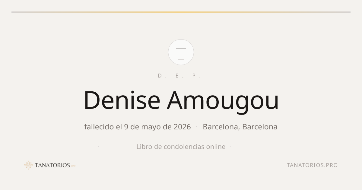 Memorial de Denise Amougou