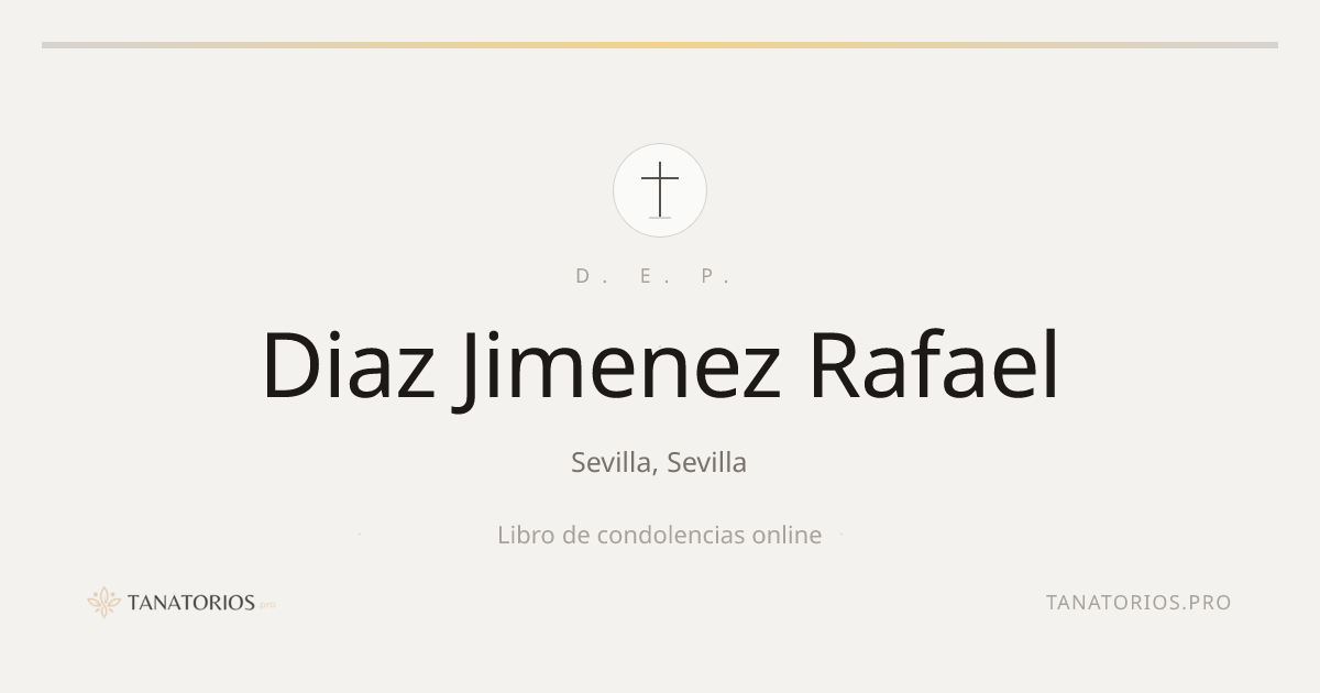 Memorial de Diaz Jimenez Rafael