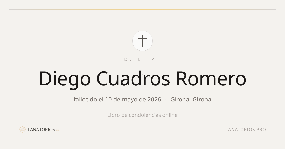 Memorial de Diego Cuadros Romero