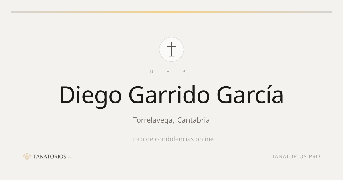 Memorial de Diego Garrido García