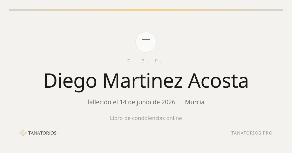 Memorial de Diego Martinez Acosta
