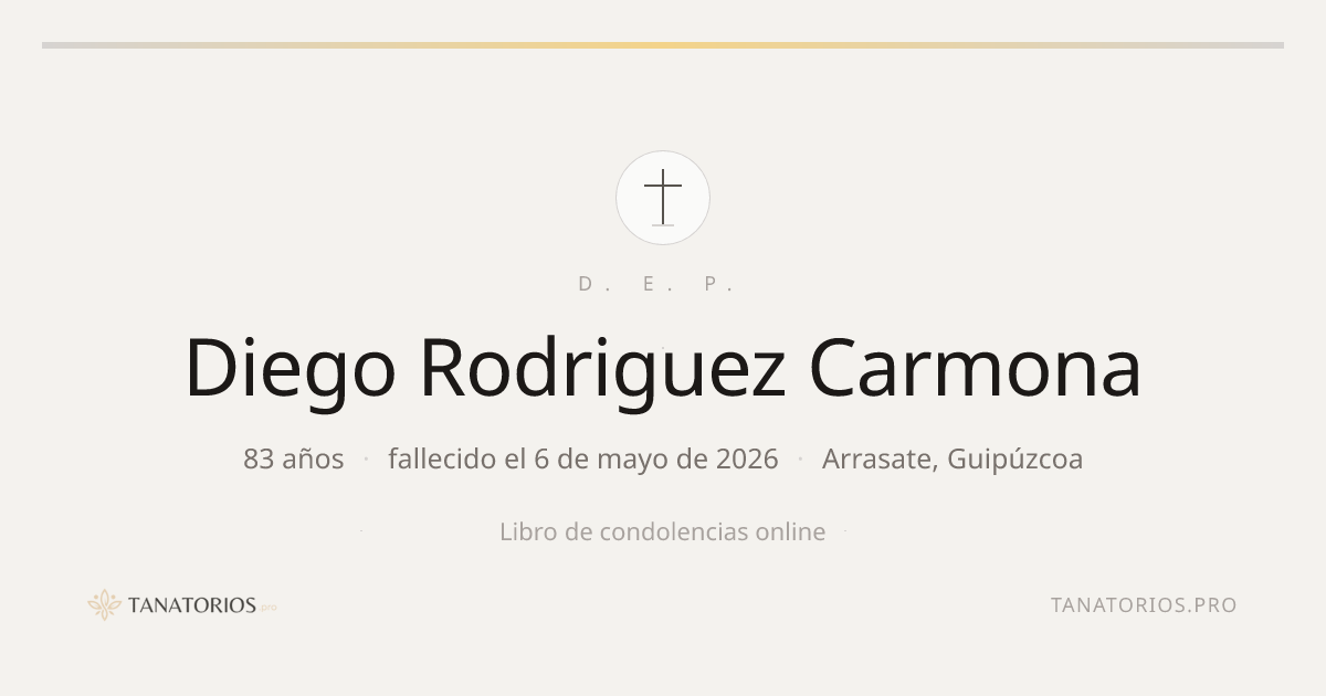 Memorial de Diego Rodriguez Carmona