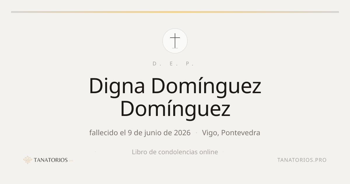 Memorial de Digna Domínguez Domínguez
