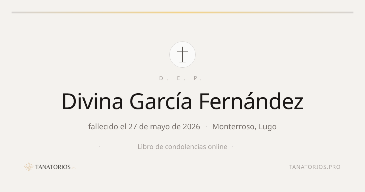 Memorial de Divina García Fernández