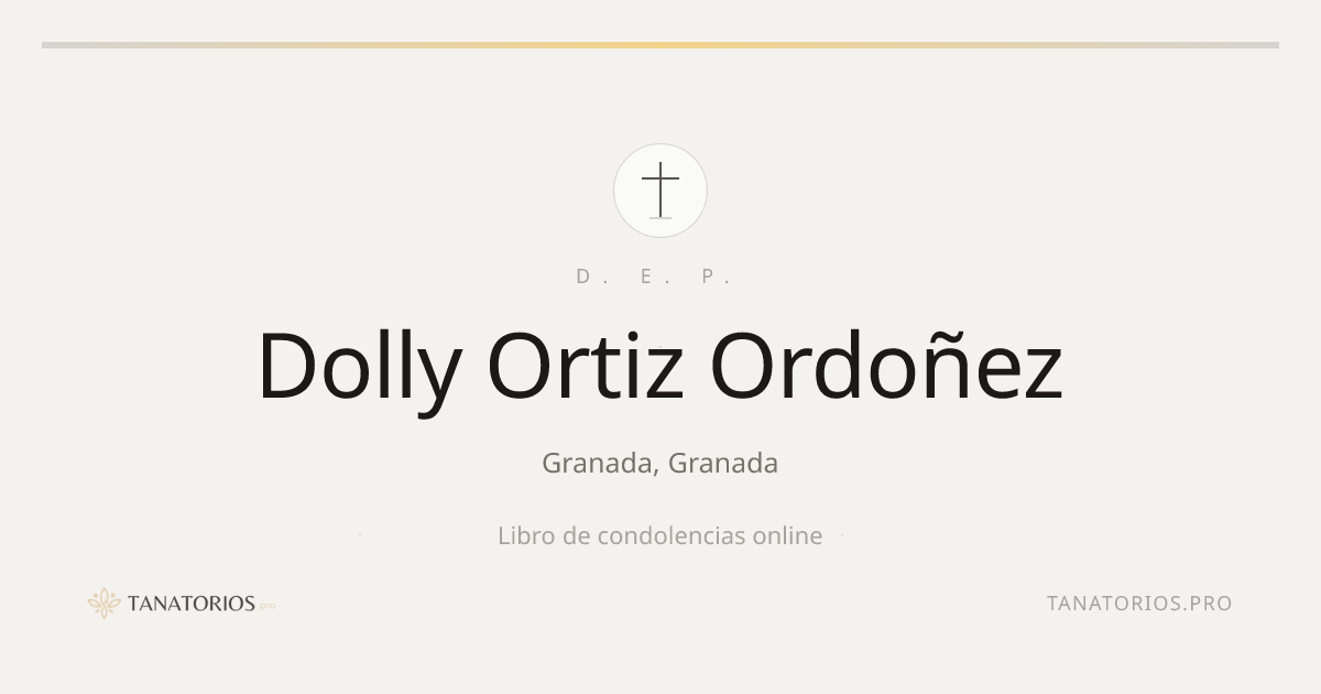 Memorial de Dolly Ortiz Ordoñez