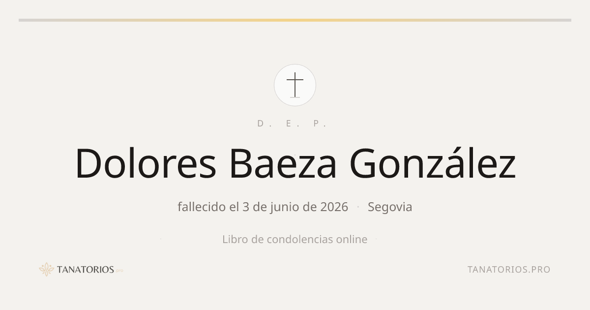 Memorial de Dolores Baeza González