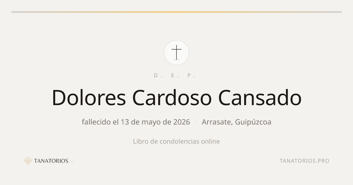 Memorial de Dolores Cardoso Cansado