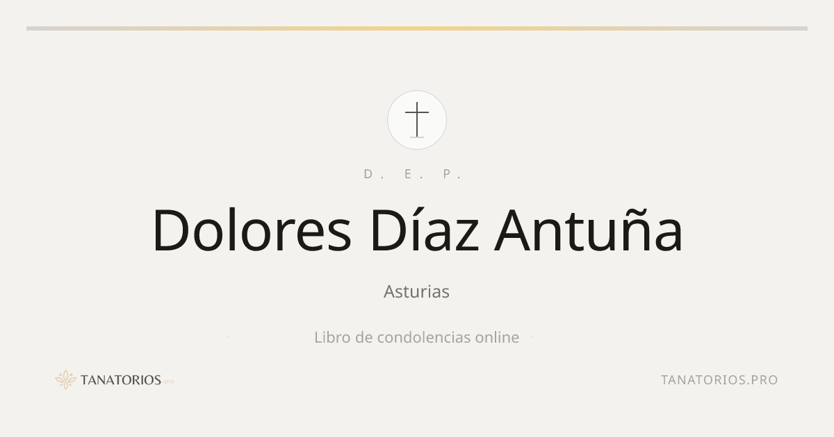 Memorial de Dolores Díaz Antuña