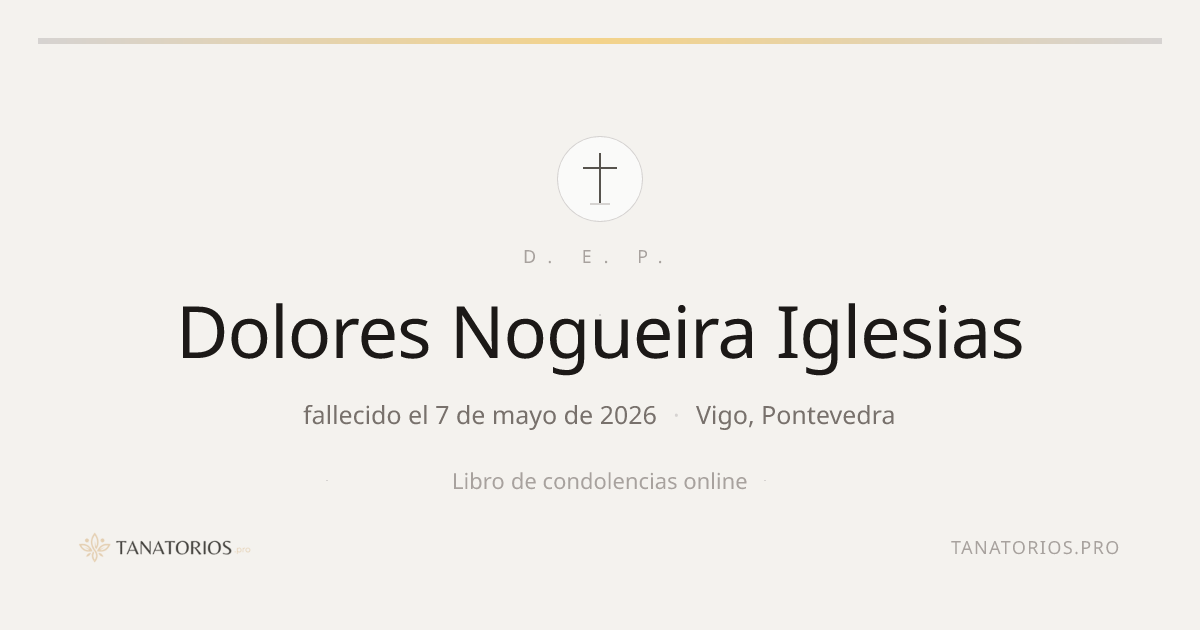 Memorial de Dolores Nogueira Iglesias