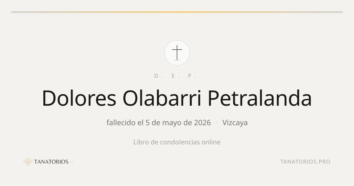 Memorial de Dolores Olabarri Petralanda