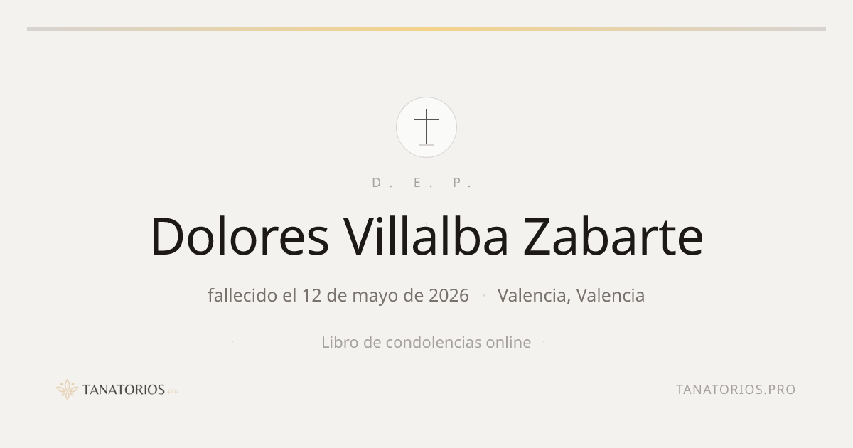 Memorial de Dolores Villalba Zabarte