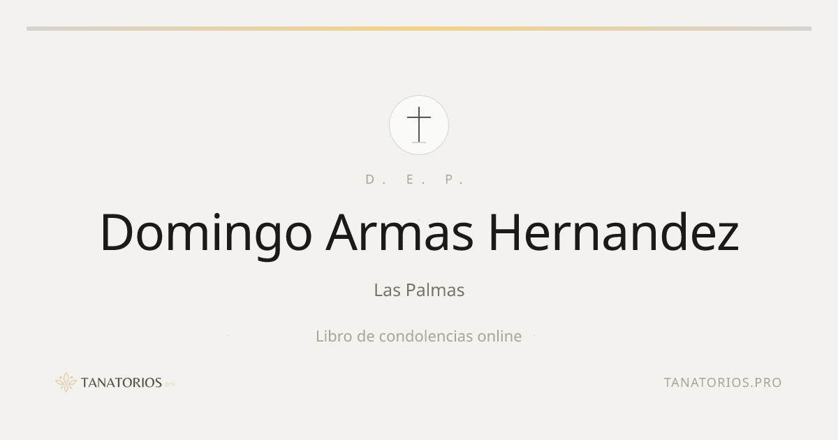 Memorial de Domingo Armas Hernandez