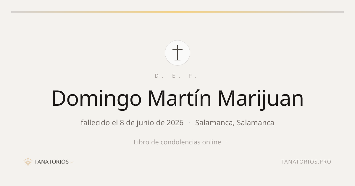 Memorial de Domingo Martín Marijuan